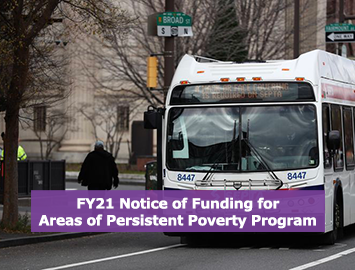 Apply for funding for planning studies to improve transit in communities experiencing a high poverty rate