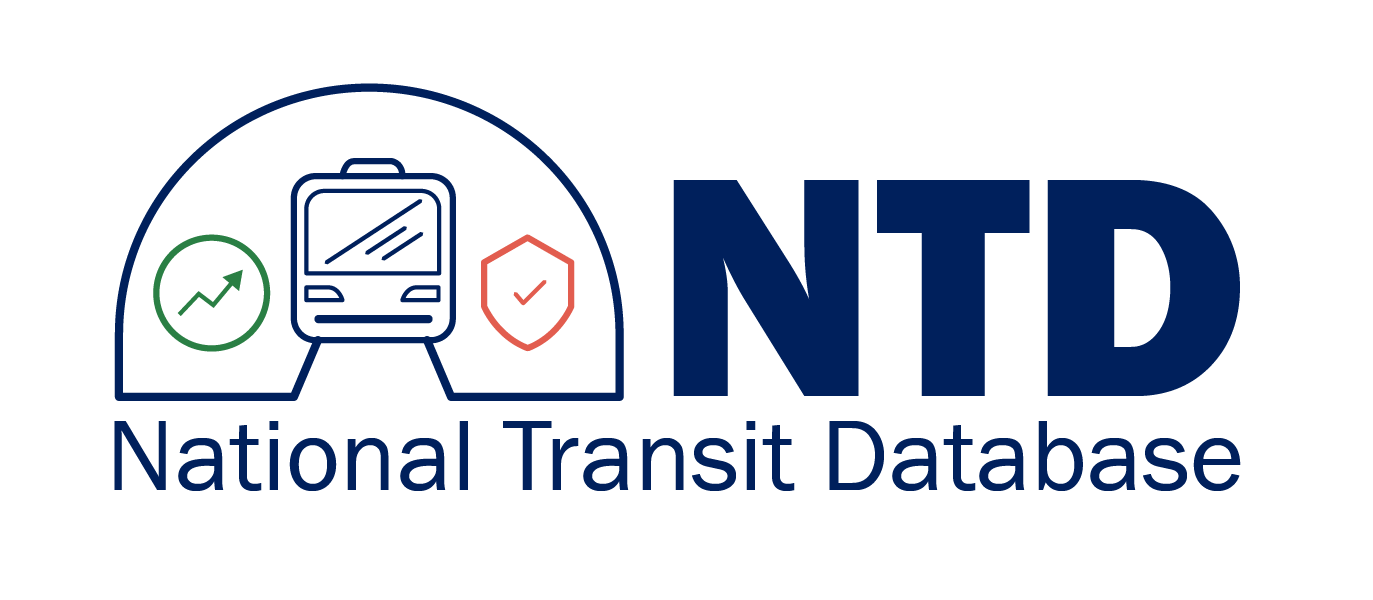 National Transit Database logo in blue 