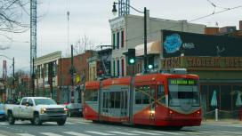 DC Streetcar in service on H Street NE