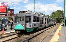 MBTA green line train